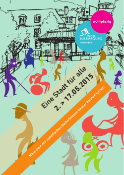 Eine Stadt f&uuml;r alle 2.-17.05.2015