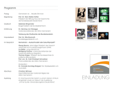 einladung - Stiftung Haus der Geschichte der Bundesrepublik