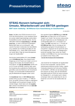 Presseinformation - STEAG New Energies GmbH
