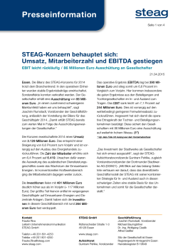 Presseinformation - STEAG New Energies GmbH