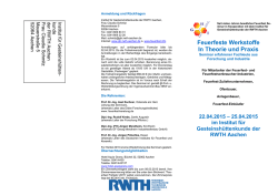 Feuerfeste Werkstoffe In Theorie und Praxis