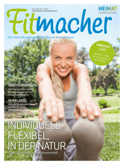 Fitmacher Ausgabe 1 | 2015