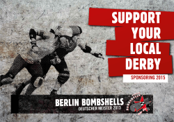 BERLIN BOMBSHELLS - Bear City Roller Derby