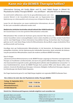 Dr. med. Ralph Burger - gesunde