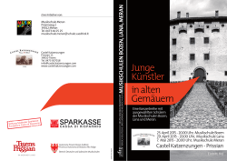 in alten Gem&auml;uern Junge K&uuml;nstler