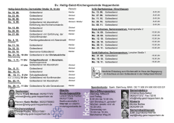Gottesdiensttermine - heilig-geist