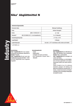 Industry - Sika Deutschland GmbH