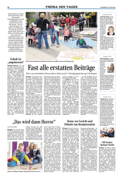 G&ouml;ttinger Tageblatt vom 30.05.15