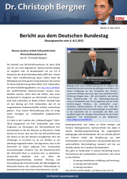 Ausgabe 08/2015 - CDU