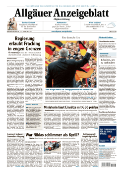 Allgäuer Anzeigeblatt vom 02.04.2015