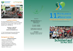 Charity - Mittelrhein Marathon