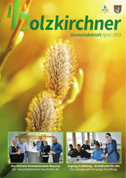 Gemeindeblatt April 2015