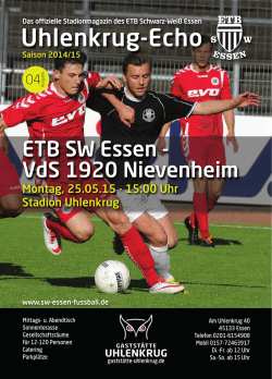 Stadionzeitung 04 herunterladen - ETB Schwarz