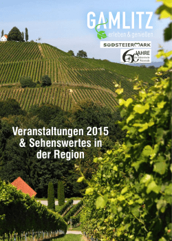 finden Sie die aktuellen Veranstaltungen 2015