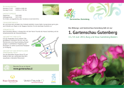 1. Gartenschau Gutenberg