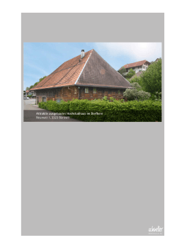 Attraktiv ausgebautes Hochstudhaus im Dorfkern Neumatt 1, 3323
