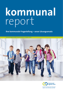 Ihre kommunale Fragestellung &ndash; unser L&ouml;sungsansatz
