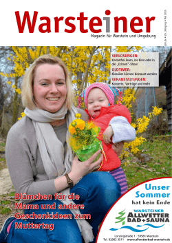 Blümchen für die Mama und andere Geschenkideen zum Muttertag