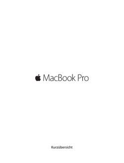 MacBook Pro Kurzübersicht