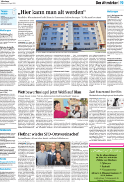 Artikel Magdeburger Volksstimme 22.April 2015 zum