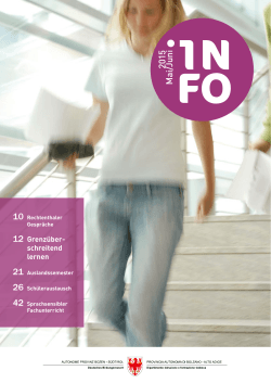 PDF - Kindergarten und Schule in Südtirol