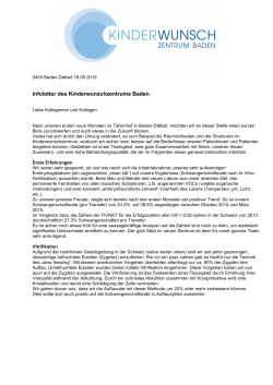 Infoletter 05_2015 - Das Kinderwunschzentrum Baden
