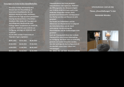 Infoblatt Standesamt Trauungen pdf