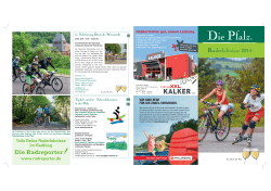 Die Pfalz. Raderlebnistage 2015