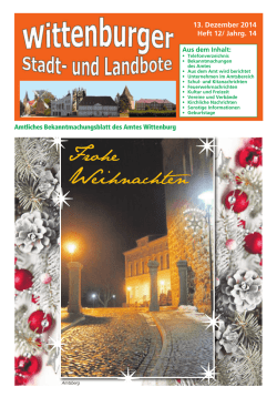 Ausgabe 12 - 12.12.2014