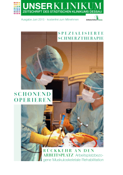 UNSER KLINIKUM - Städtisches Klinikum Dessau