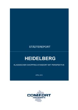 COMFORT Städtereport Heidelberg