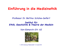 Ethik Vorlesung 1 SoSe2015