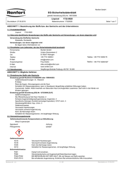 EG-Sicherheitsdatenblatt