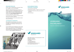 Informationen Fachkunde I