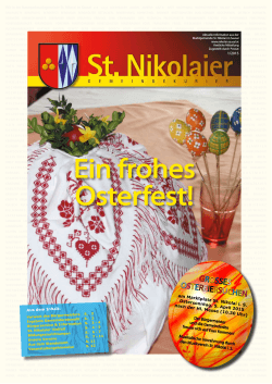 Ostern 2015 HP_1 - Marktgemeinde St. Nikolai im Sausal