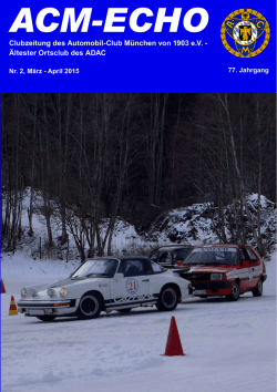 echo-2015-02 - ACM Automobilclub M&uuml;nchen von 1903 e. V.