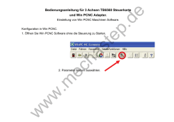 Bedienungsanleitung für 3 Achsen TB6560 Steuerkarte und Win