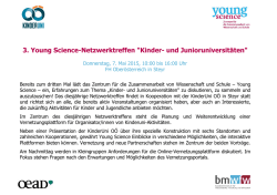 3. Young Science-Netzwerktreffen "Kinder