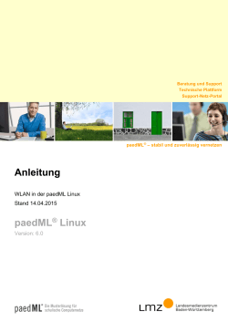paedML® Linux - Landesmedienzentrum Baden