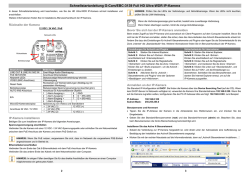 Schnellstartanleitung G-Cam/EBC-3139 Full HD Ultra