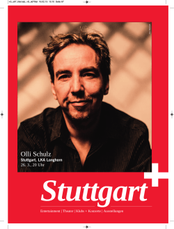 Stuttgart - Kulturnews