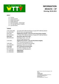 INFORMATION 2014/15 – 37