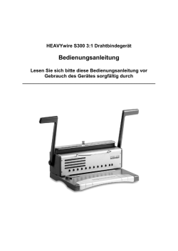Bedienungsanleitung