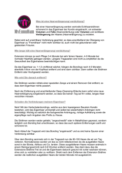 Haarverlängerung Info