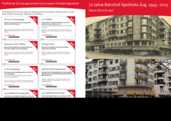 Unser Jubil&auml;umsangebot - TopPharm Bahnhof-Apotheke