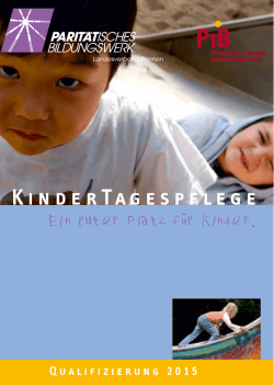 KinderTagespflege - Paritätisches Bildungswerk Bremen