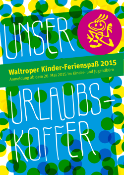 Waltroper Kinder-Ferienspaß 2015