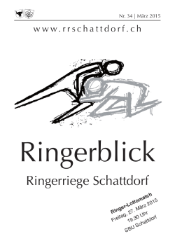 Ringerblick 34  - Ringerriege Schattdorf