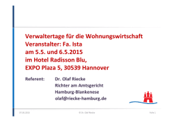 ista Hannover_Verwaltertage Mai 2015