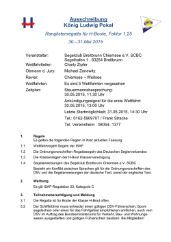 Ausschreibung